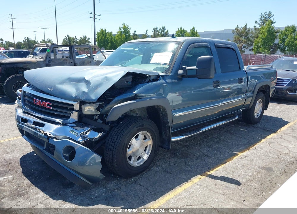 2006 GMC SIERRA 1500 SLT VIN: 2GTEK13TX61117125