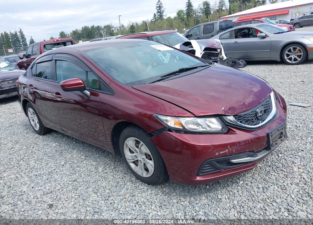 2014 HONDA CIVIC LX VIN: 19XFB2F57EE241068
