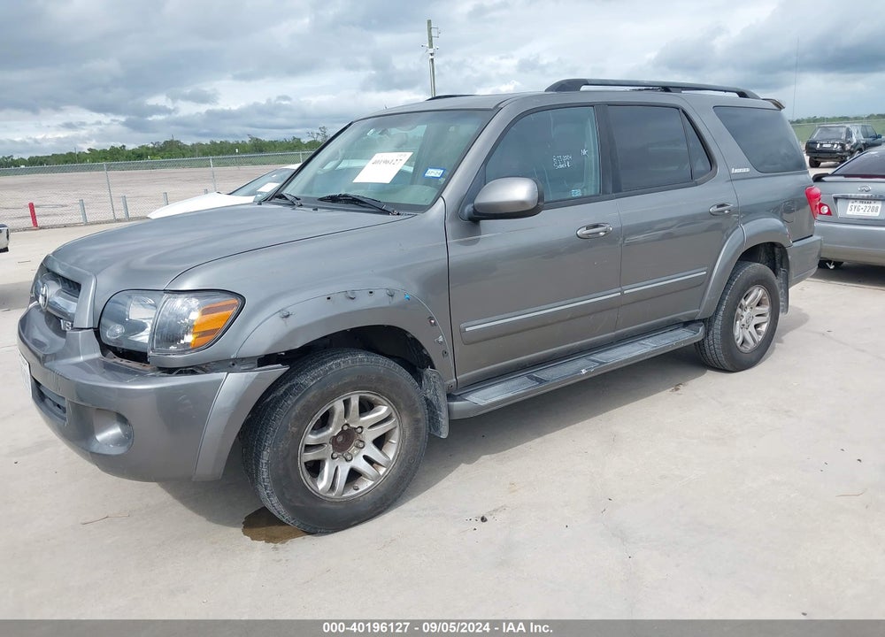 2005 TOYOTA SEQUOIA LIMITED V8 VIN: 5TDZT38A75S254239