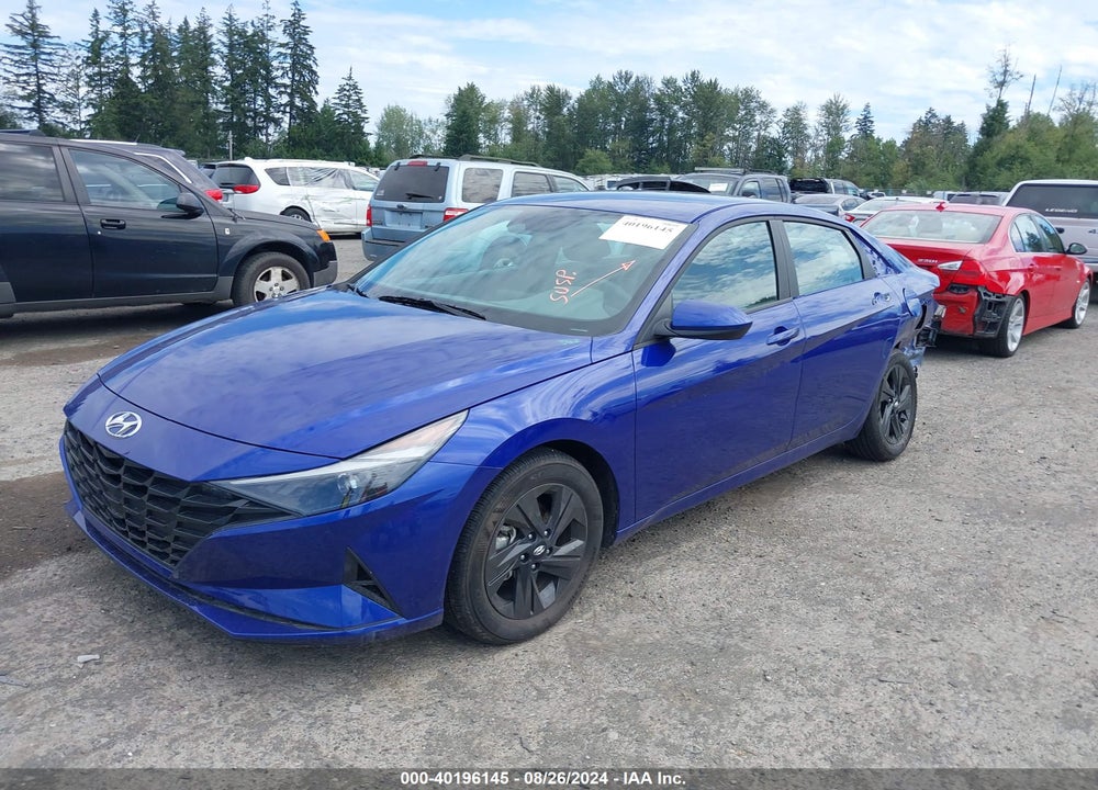 2023 HYUNDAI ELANTRA HYBRID BLUE VIN: KMHLM4AJ6PU084940