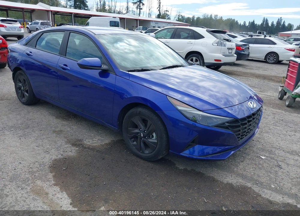 2023 HYUNDAI ELANTRA HYBRID BLUE VIN: KMHLM4AJ6PU084940
