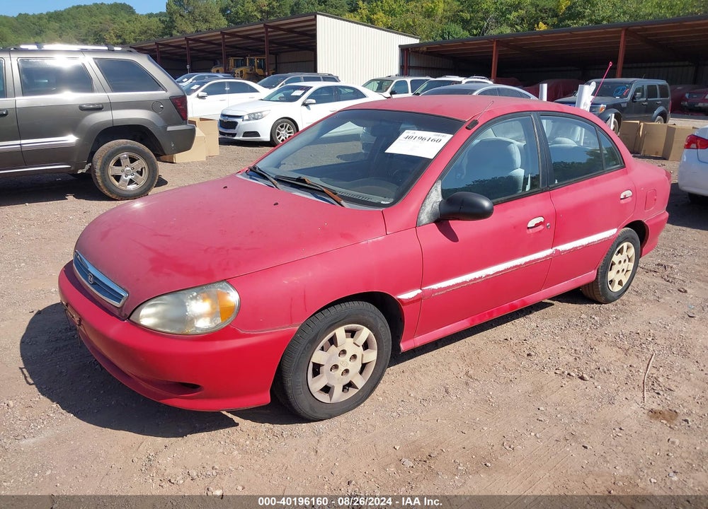 2001 KIA RIO VIN: KNADC123416065399