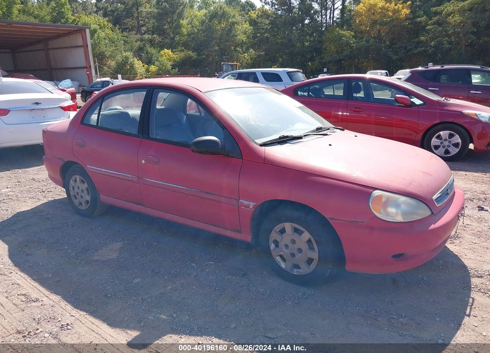 2001 KIA RIO VIN: KNADC123416065399