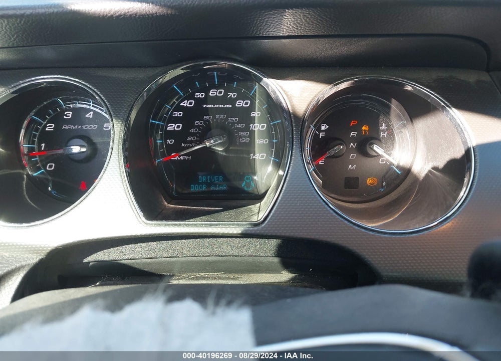 2012 FORD TAURUS SEL VIN: 1FAHP2HW4CG125426