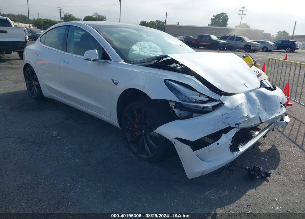 2020 TESLA MODEL 3 PERFORMANCE DUAL MOTOR ALL-WHEEL DRIVE VIN: 5YJ3E1EC5LF805425