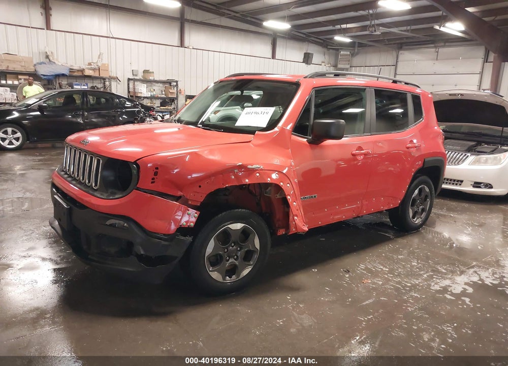 2017 JEEP RENEGADE SPORT 4X4 VIN: ZACCJBAB0HPE74980