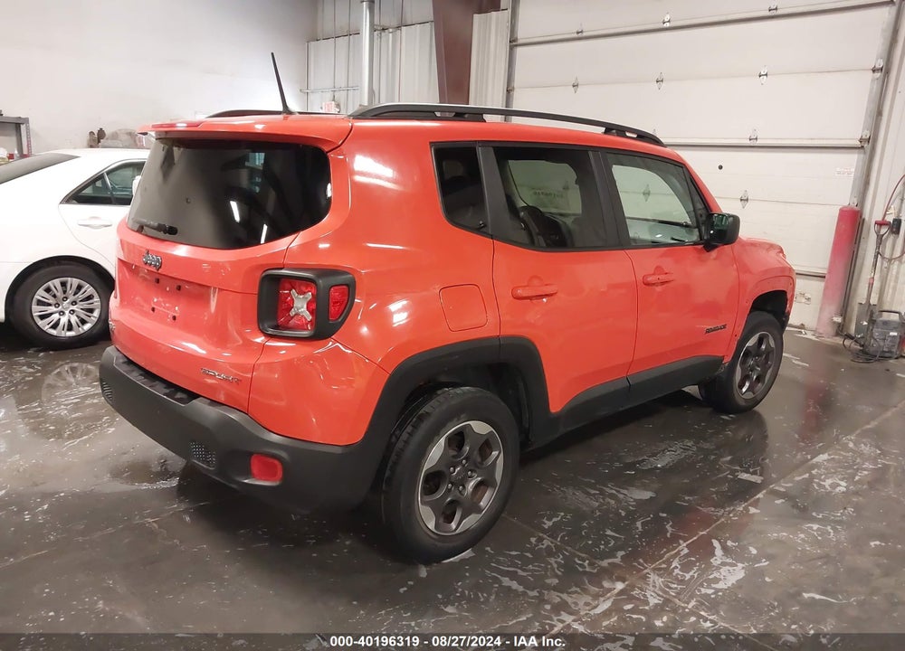 2017 JEEP RENEGADE SPORT 4X4 VIN: ZACCJBAB0HPE74980