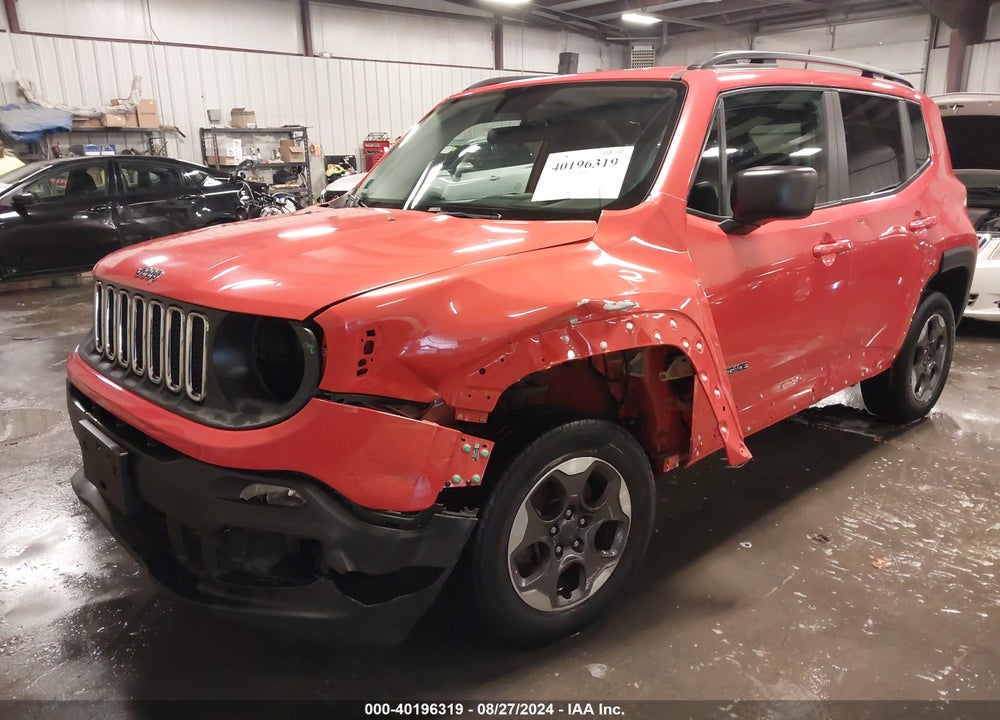 2017 JEEP RENEGADE SPORT 4X4 VIN: ZACCJBAB0HPE74980