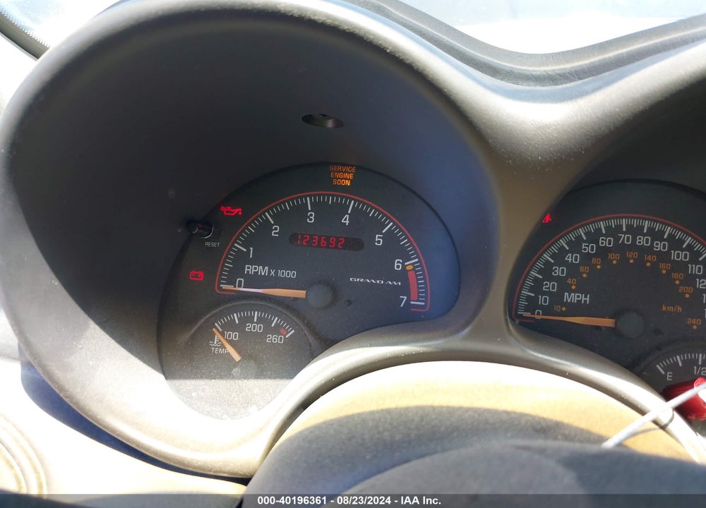 2003 PONTIAC GRAND AM GT1 VIN: 1G2NV12E83C177795
