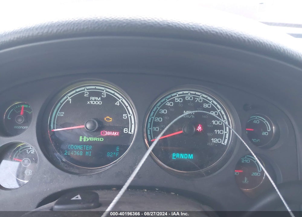 2009 CHEVROLET TAHOE HYBRID VIN: 1GNFK13589R117973