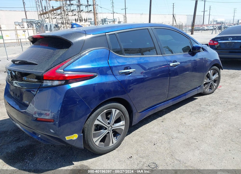 2021 NISSAN LEAF SV 40 KWH VIN: 1N4AZ1CV8MC556851