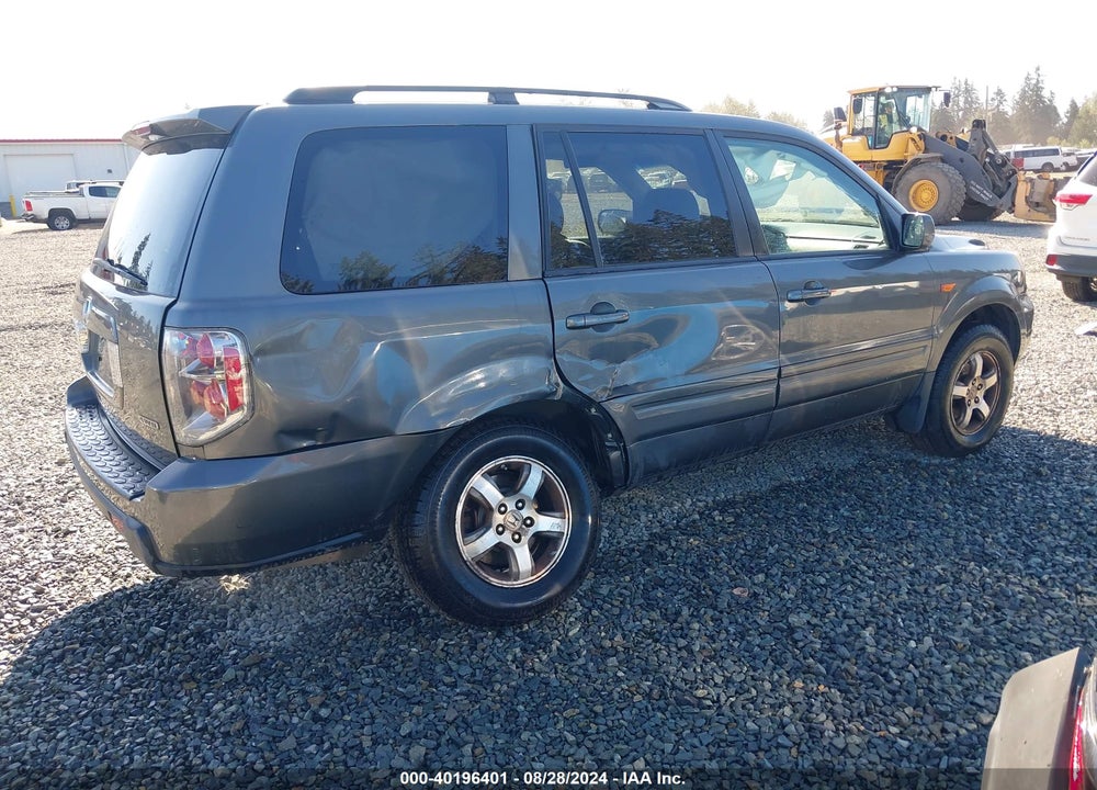 2008 HONDA PILOT SE VIN: 5FNYF18318B047332
