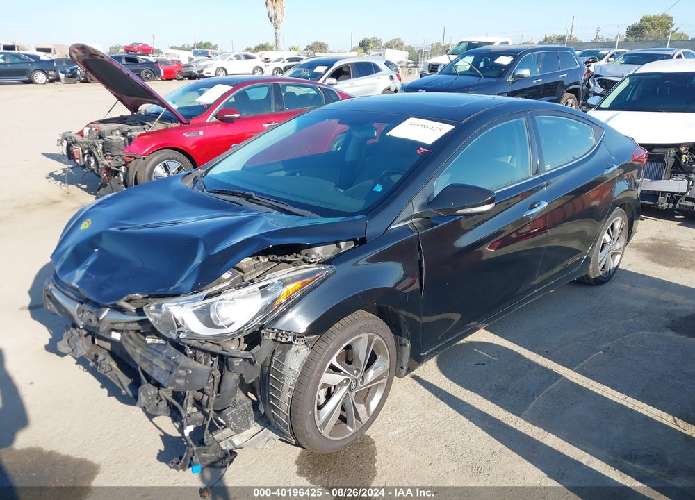 2016 HYUNDAI ELANTRA VIN: KMHDH4AEXGU606092