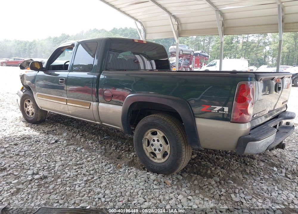 2003 CHEVROLET SILVERADO 1500 LS/LT VIN: 2GCEK19T531129735