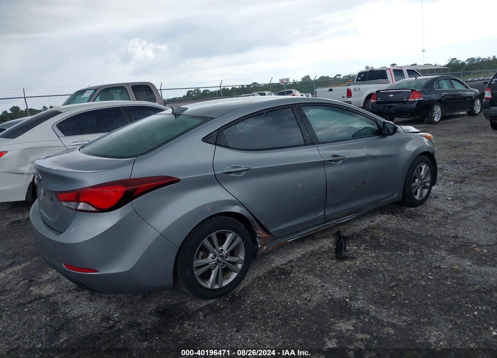 2016 HYUNDAI ELANTRA SE VIN: KMHDH4AE0GU517826