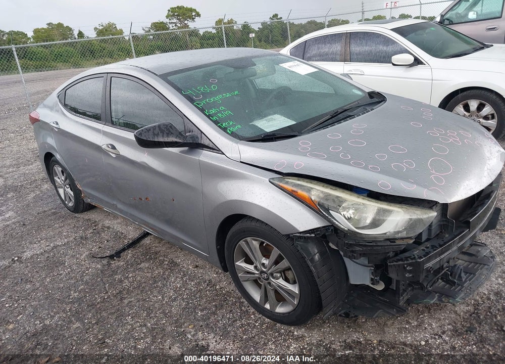 2016 HYUNDAI ELANTRA SE VIN: KMHDH4AE0GU517826