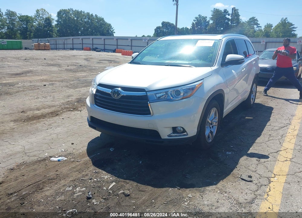 2016 TOYOTA HIGHLANDER LIMITED PLATINUM V6 VIN: 5TDDKRFH3GS246013