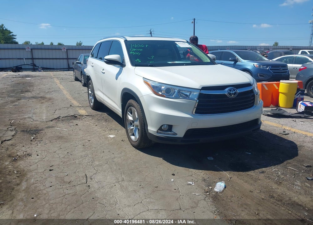 2016 TOYOTA HIGHLANDER LIMITED PLATINUM V6 VIN: 5TDDKRFH3GS246013