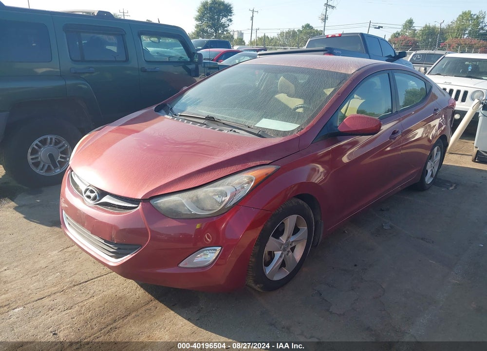 2013 HYUNDAI ELANTRA GLS VIN: 5NPDH4AE3DH207051