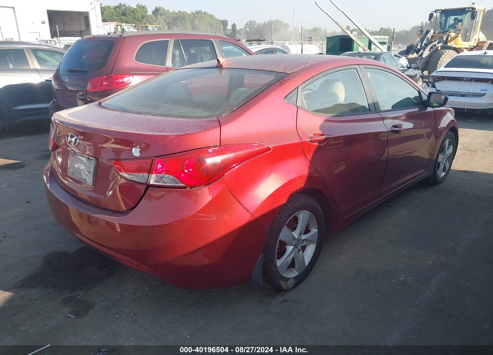 2013 HYUNDAI ELANTRA GLS VIN: 5NPDH4AE3DH207051
