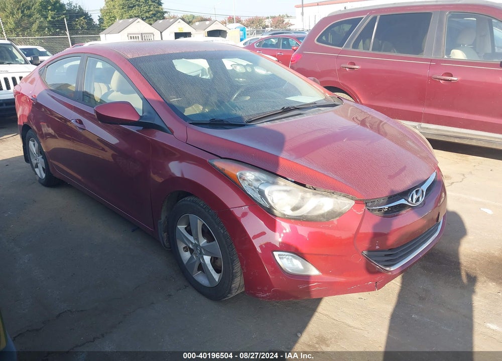 2013 HYUNDAI ELANTRA GLS VIN: 5NPDH4AE3DH207051