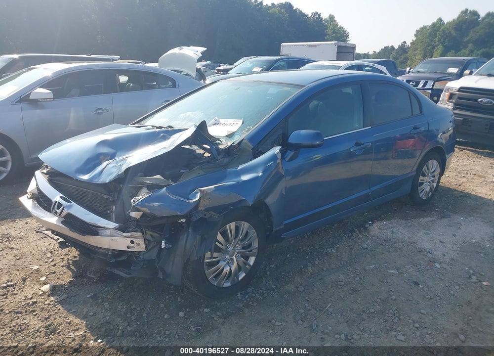 2010 HONDA CIVIC LX VIN: 2HGFA1F57AH303906