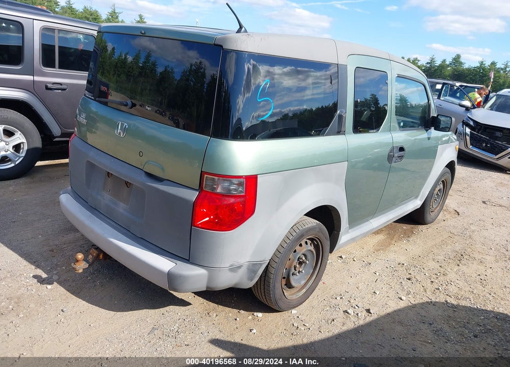 2005 HONDA ELEMENT LX VIN: 5J6YH28355L014210
