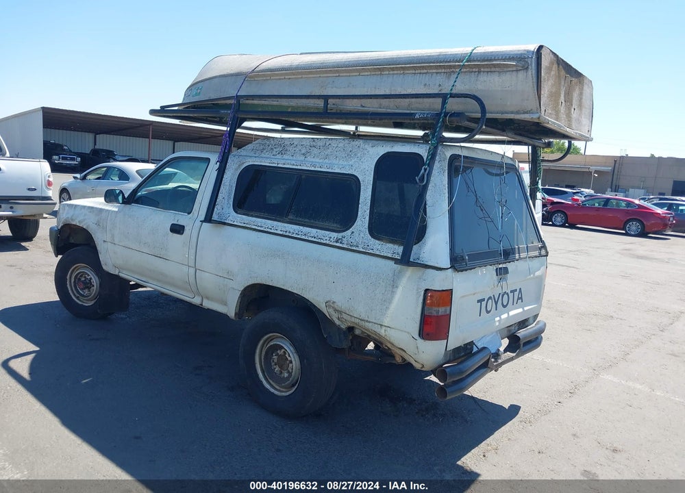 1990 TOYOTA PICKUP 1/2 TON SHT WHEELBASE DLX VIN: JT4RN01P5L7039229