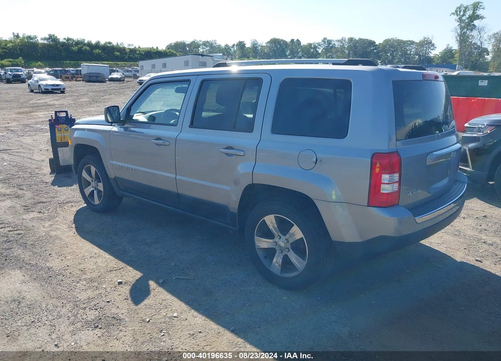 2017 JEEP PATRIOT HIGH ALTITUDE 4X4 VIN: 1C4NJRFB3HD194026