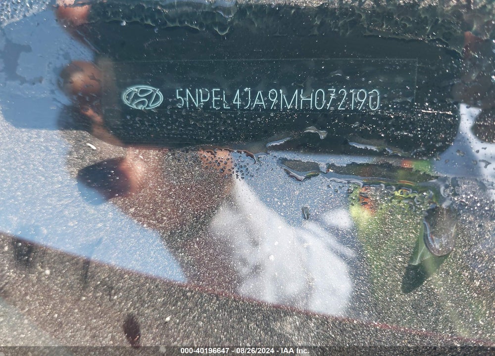 2021 HYUNDAI SONATA SEL VIN: 5NPEL4JA9MH072190