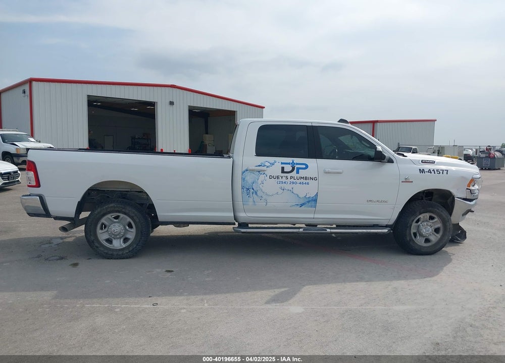 2022 RAM 2500 BIG HORN 4X4 8' BOX VIN: 3C6UR5JL3NG120866