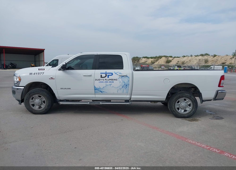 2022 RAM 2500 BIG HORN 4X4 8' BOX VIN: 3C6UR5JL3NG120866