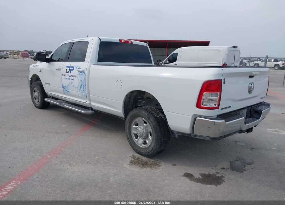 2022 RAM 2500 BIG HORN 4X4 8' BOX VIN: 3C6UR5JL3NG120866
