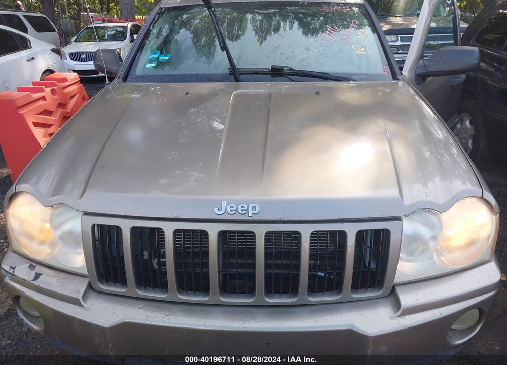 2006 JEEP GRAND CHEROKEE LAREDO VIN: 1J4HR48N76C240289