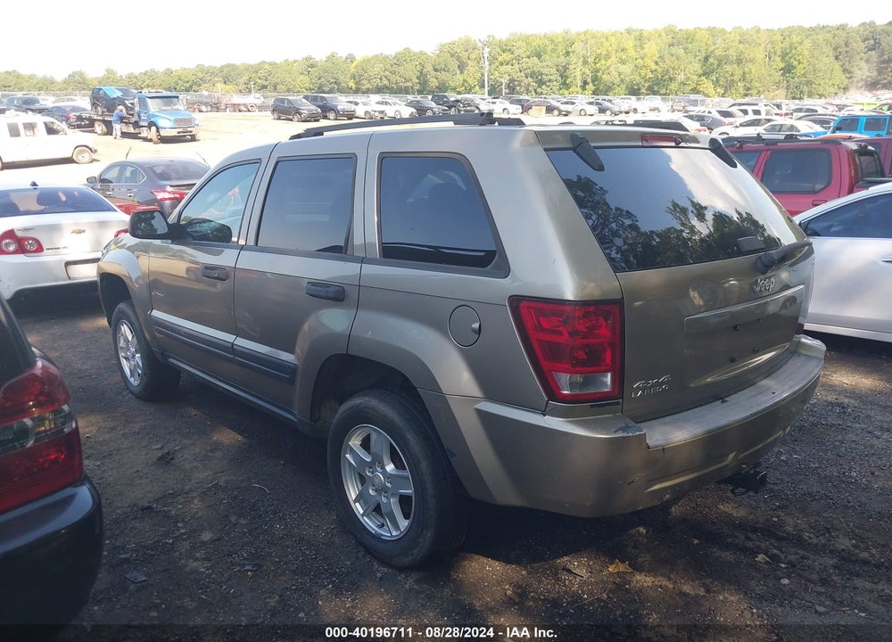 2006 JEEP GRAND CHEROKEE LAREDO VIN: 1J4HR48N76C240289