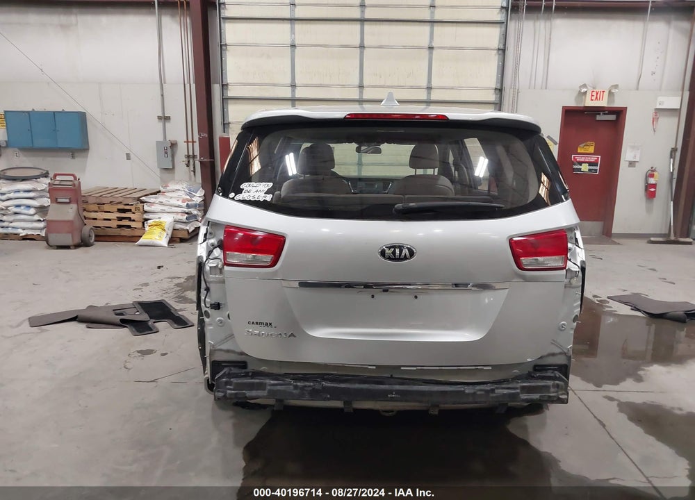2016 KIA SEDONA L VIN: KNDMA5C16G6150329