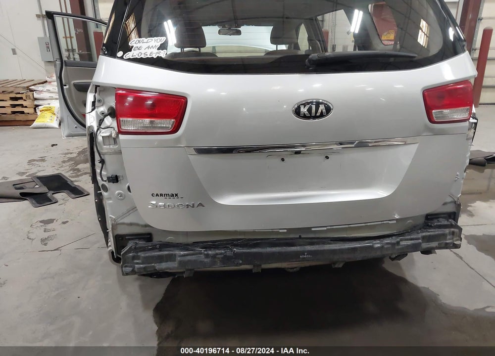 2016 KIA SEDONA L VIN: KNDMA5C16G6150329