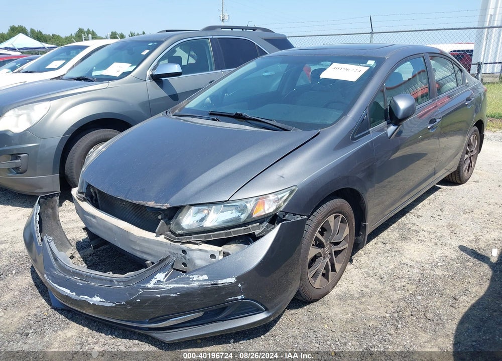2013 HONDA CIVIC EX VIN: 2HGFB2F87DH543989