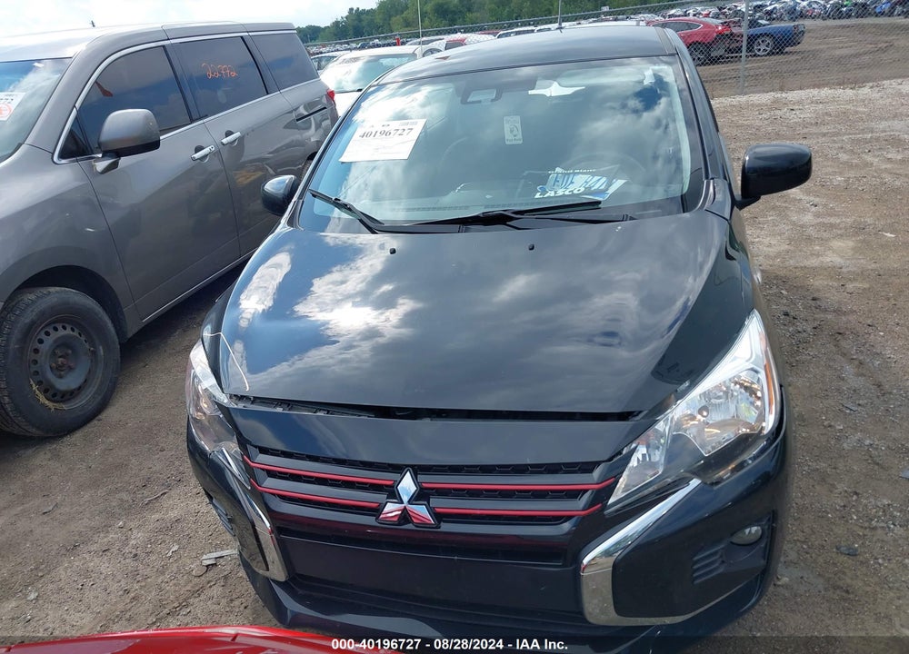 2022 MITSUBISHI MIRAGE BLACK EDITION VIN: ML32AWHJ6NH002420