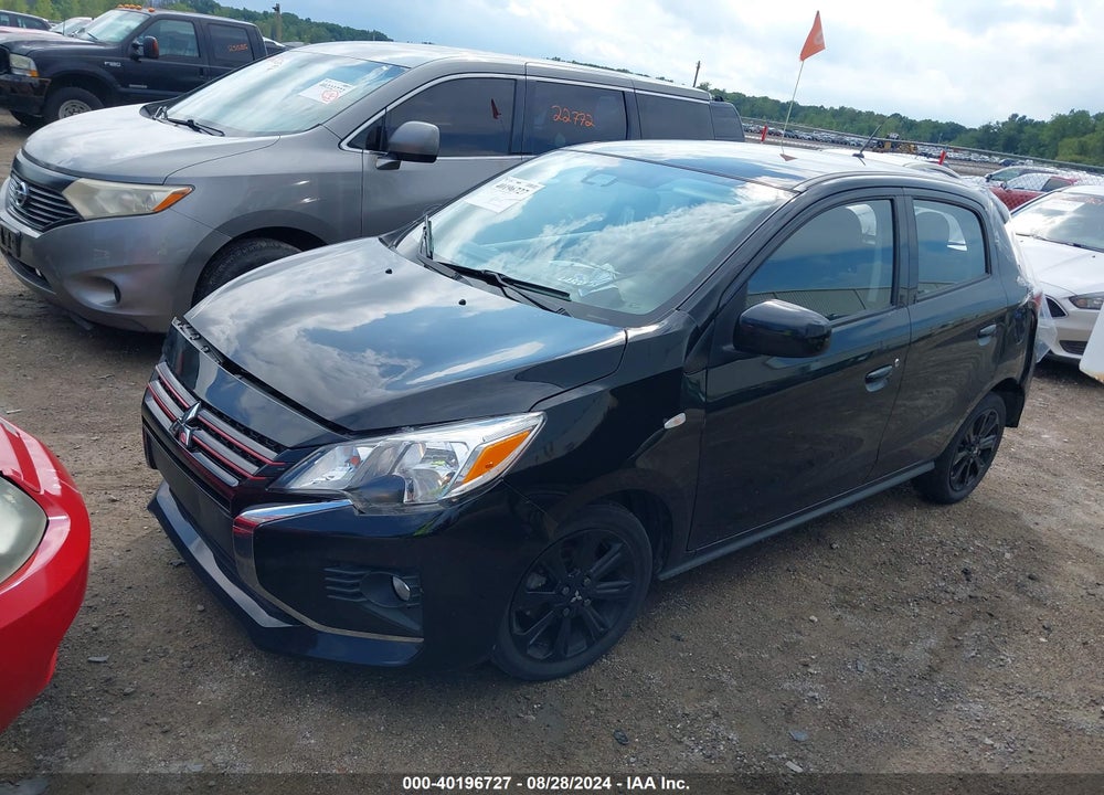 2022 MITSUBISHI MIRAGE BLACK EDITION VIN: ML32AWHJ6NH002420
