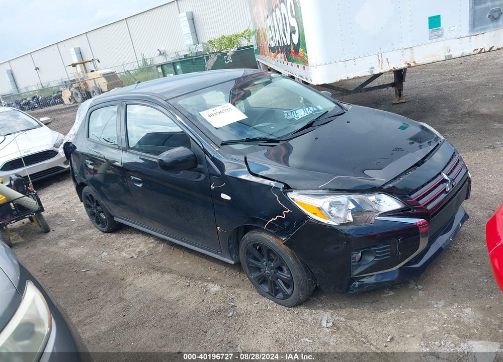 2022 MITSUBISHI MIRAGE BLACK EDITION VIN: ML32AWHJ6NH002420