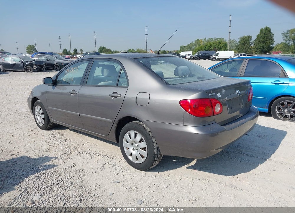 2004 TOYOTA COROLLA LE VIN: 2T1BR38E14C173909