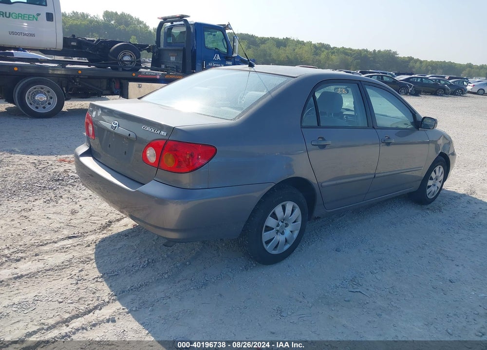 2004 TOYOTA COROLLA LE VIN: 2T1BR38E14C173909
