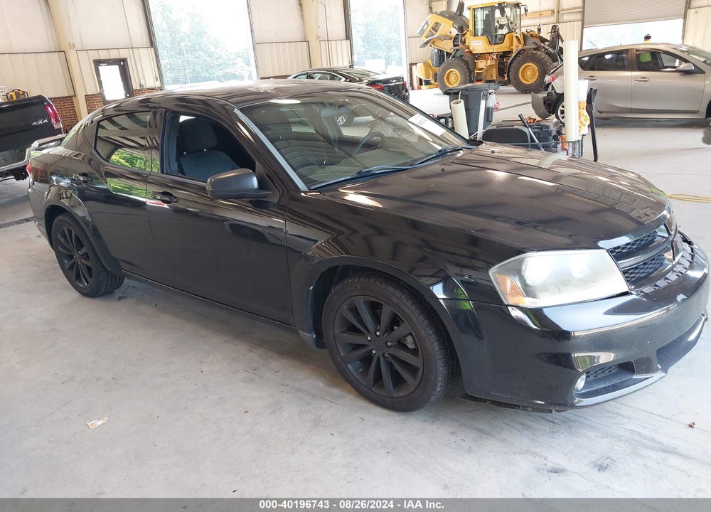 2014 DODGE AVENGER SXT VIN: 1C3CDZCB2EN104619