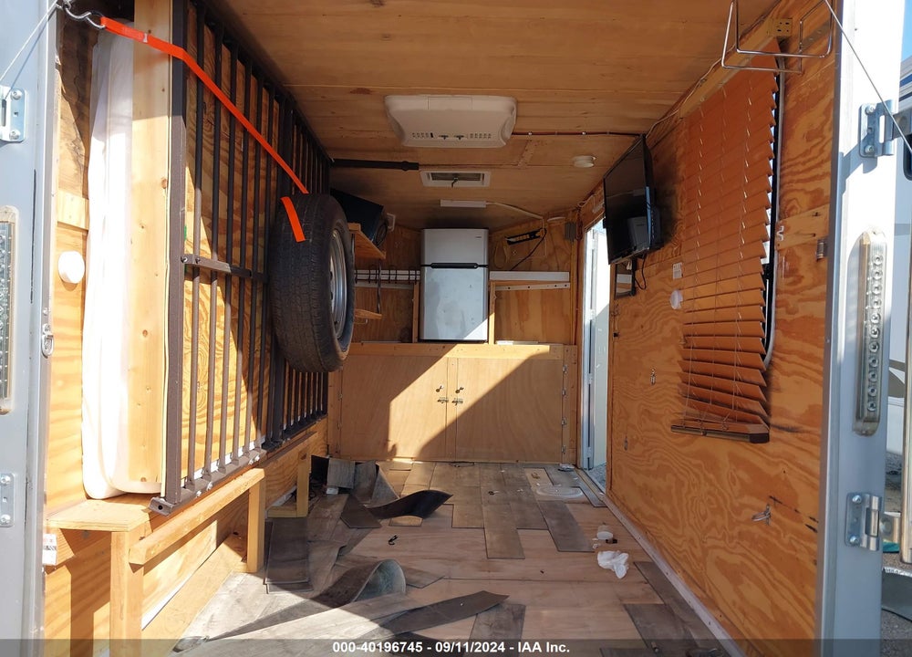 2017 COVERED WAGON CARGO TRAILER 12' VIN: 53FBE1215HF026706