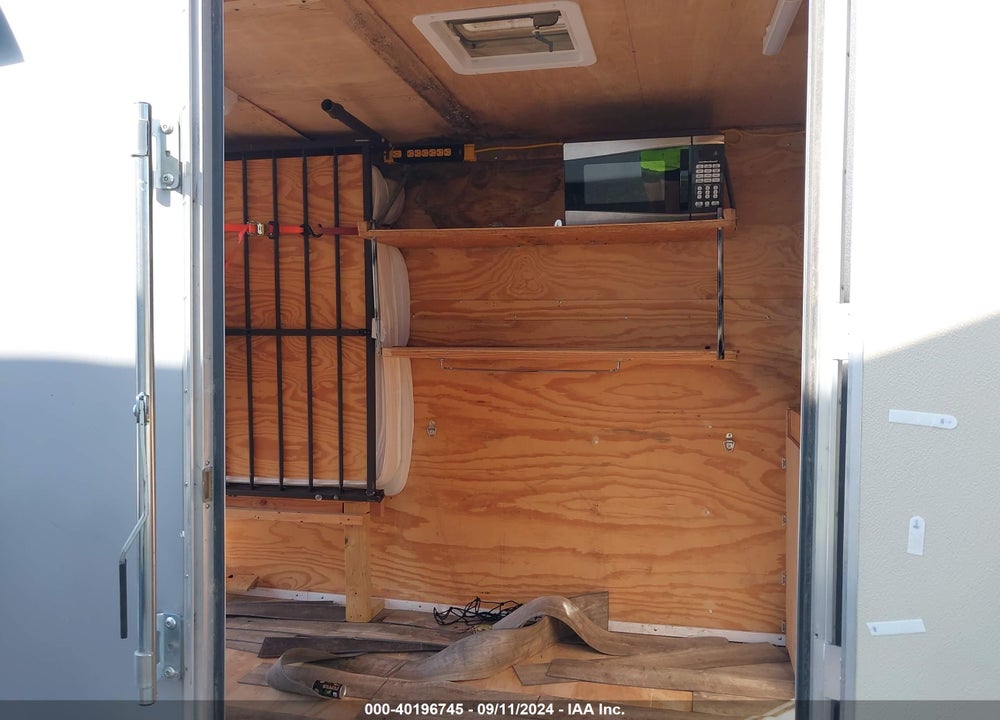 2017 COVERED WAGON CARGO TRAILER 12' VIN: 53FBE1215HF026706