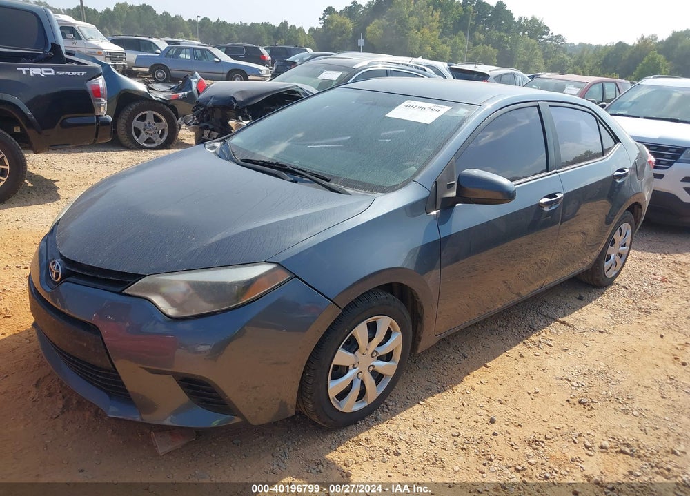 2014 TOYOTA COROLLA LE VIN: 2T1BURHE0EC086859