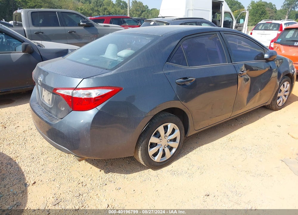 2014 TOYOTA COROLLA LE VIN: 2T1BURHE0EC086859