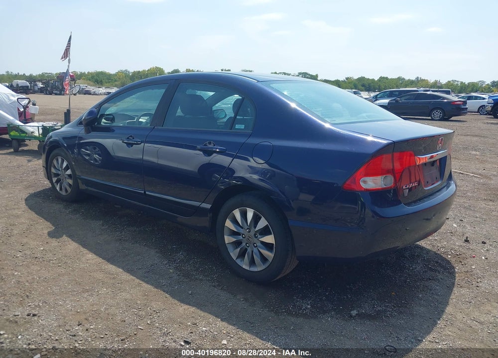 2009 HONDA CIVIC VIN: 19XFA16829E016781
