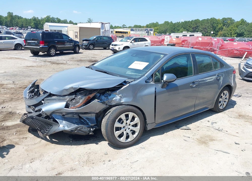 2022 TOYOTA COROLLA LE VIN: 5YFEPMAE7NP375254